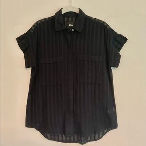 Rails Cito Shirt~Black~XS~Lightweight & airy~Retail $168~NWOT